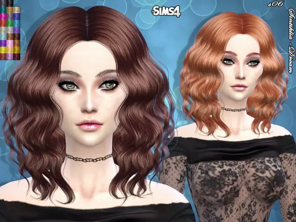 Sintiklia Sims: Hairstyle 06 Dream by Sintiklia for Sims 4