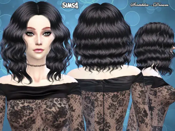 Sintiklia Sims: Hairstyle 06 Dream by Sintiklia for Sims 4