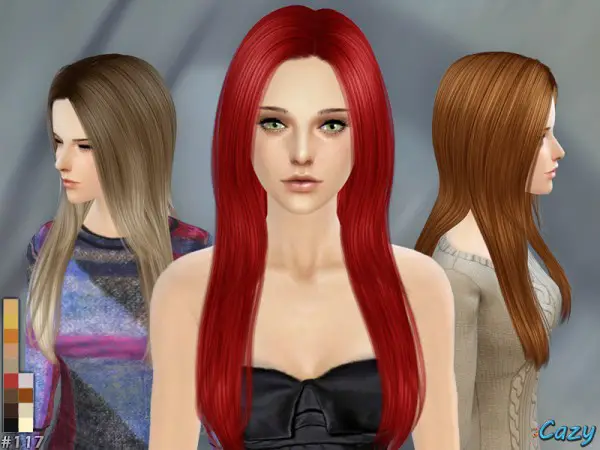 The Sims Resource: Over The Light Hairstyle by Cazy for Sims 4