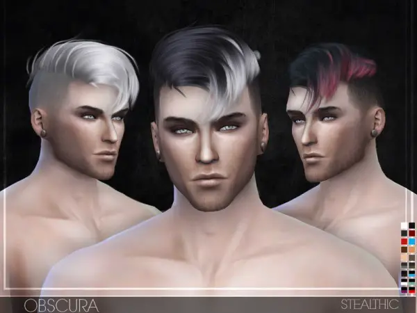 Stealthic: Obscura hairstyle for Sims 4