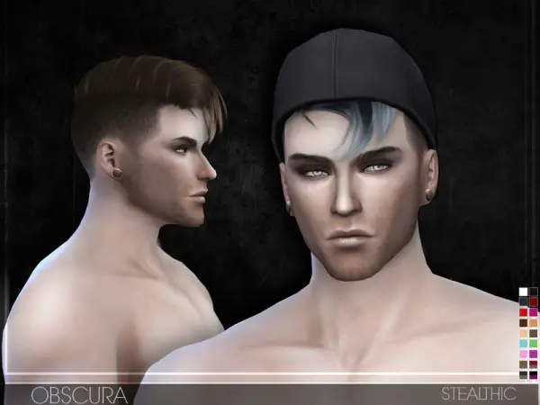 Stealthic: Obscura hairstyle for Sims 4