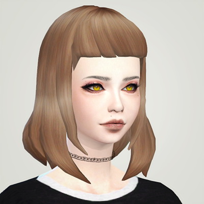 Liahxsimblr: MFSIMS Cleo hairstyle retextured for Sims 4