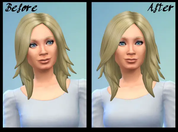 Mod The Sims: Nova   EAs Long Rocker Revolumized hairstyle by Kubrick for Sims 4