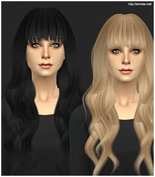 Simista: Ela Sims Hairstyle 20 retextured for Sims 4