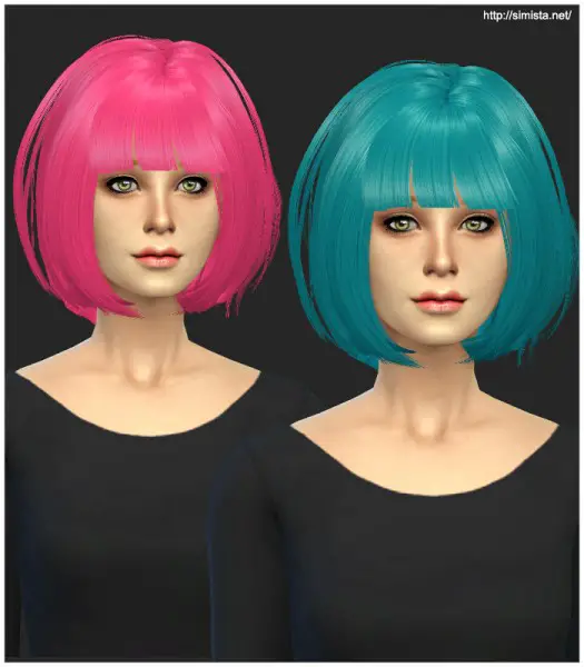 Simista: Newsea`s J070 hairstyle Conversion for Sims 4