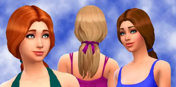    select a Website   : Sea Breeze Hair for Sims 4
