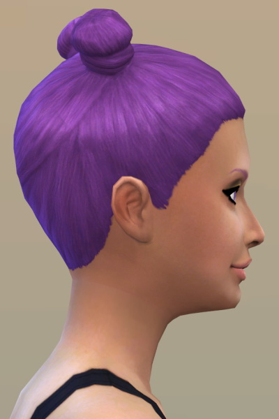 Vicarious Living: Buns Back hairstyle recolors for Sims 4