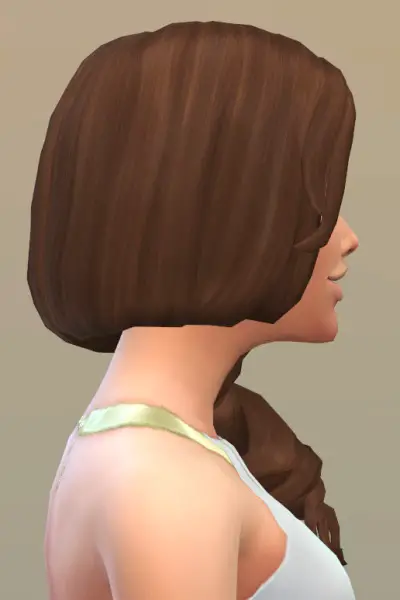 Vicarious Living: Curly Side hairstyle recolors for Sims 4