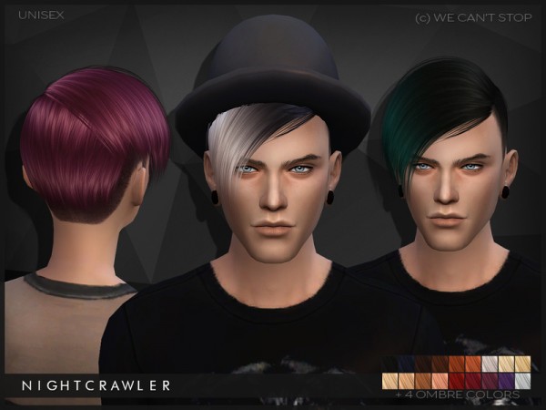 The Sims Resource: We Cant Stop hairstyle by Nightcrawler for Sims 4