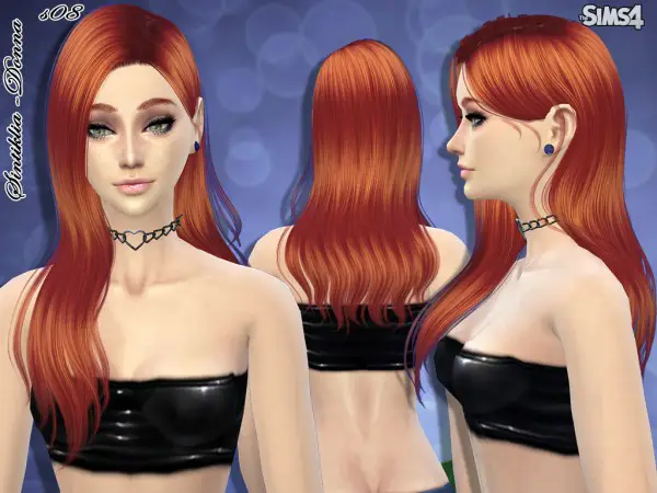 Sintiklia Sims: Hairstyle 08 Donna for Sims 4