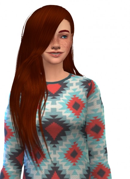 Swirl Goodies: Stealthic Valo Hairstyle retextured for Sims 4