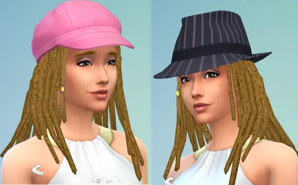 Mod The Sims: Jack Dreads Unisex by necrodog for Sims 4