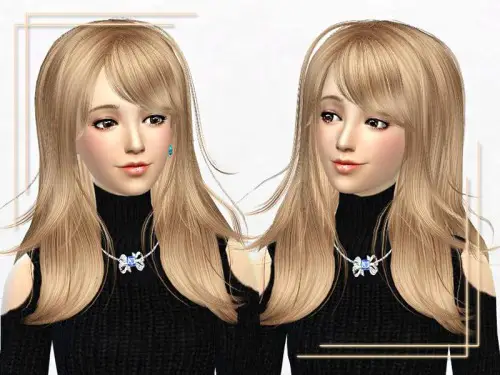 Sakura Phan: ELA 46 and Newsea J086 Stranger hairstyles retextured for Sims 4