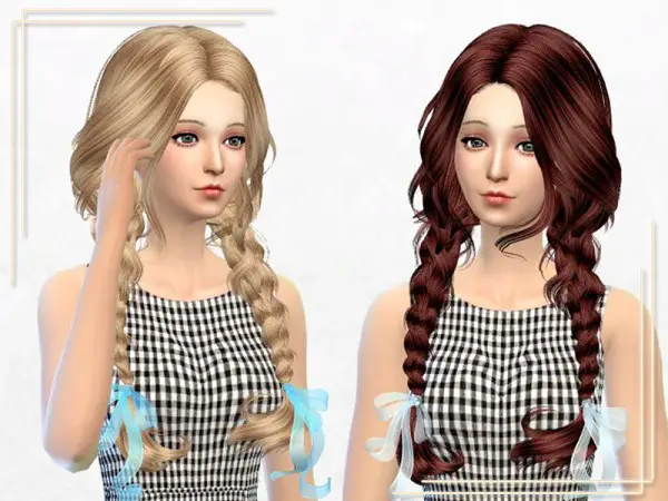 Sakura Phan: ELA Asked Hair 23F Retexture for Sims 4