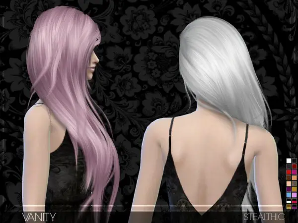Stealthic: Vanity hairstyle for Sims 4