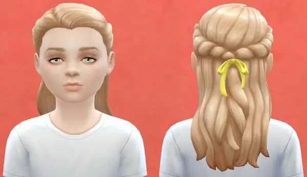 Pickypikachu: Child hairstyle for Sims 4