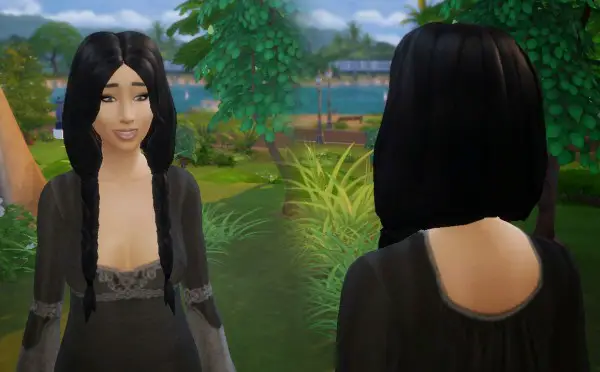 Mystufforigin: Braiding Hairstyle for Sims 4