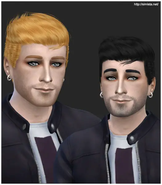 Simista: Stealthic Like Lust Male Hairstyle retextured for Sims 4