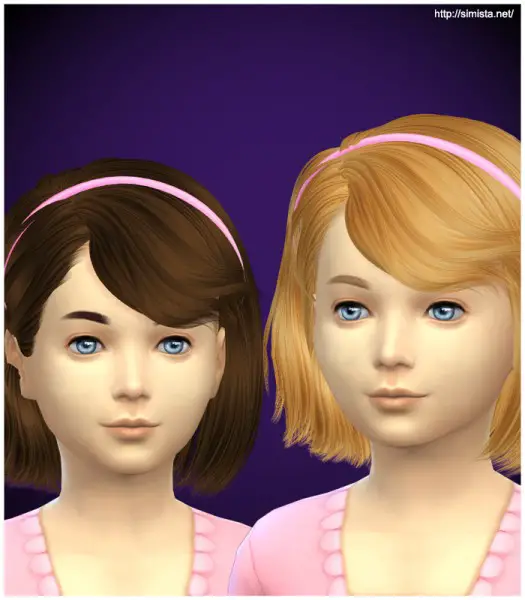 Simista: Ela 4G hairstyle retextured for Sims 4