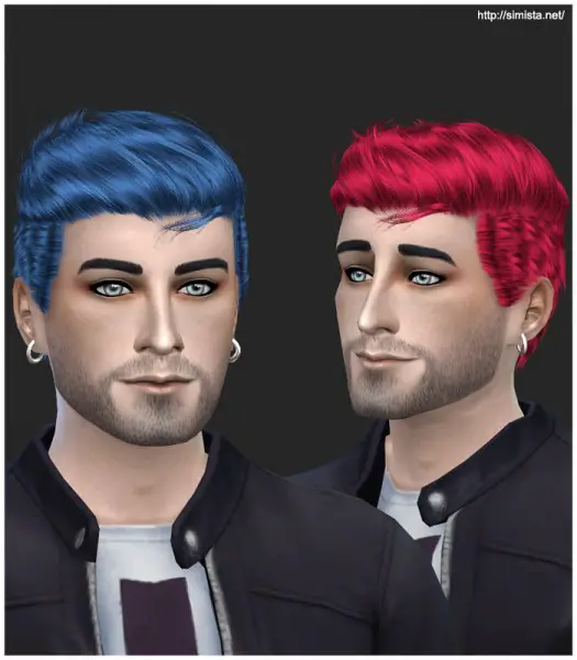 Simista: Stealthic Like Lust Male Hairstyle retextured for Sims 4