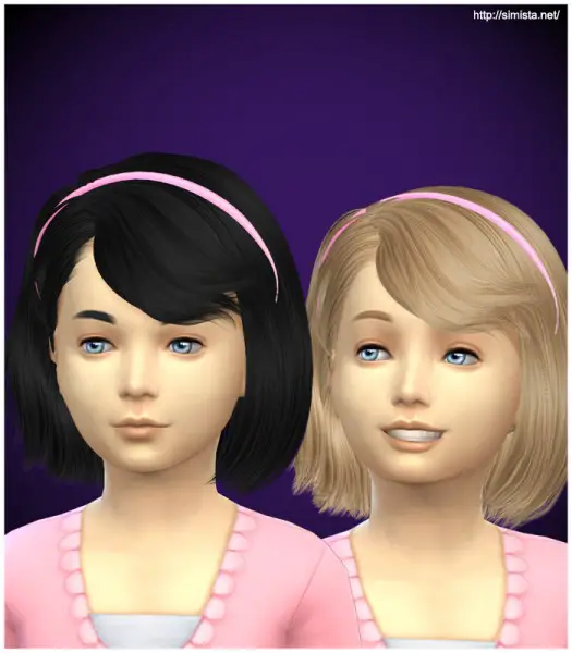 Simista: Ela 4G hairstyle retextured for Sims 4