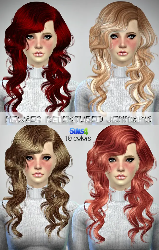 Newsea Tokyo Night Hair Retexture At Jenni Sims Sims Vrogue Co