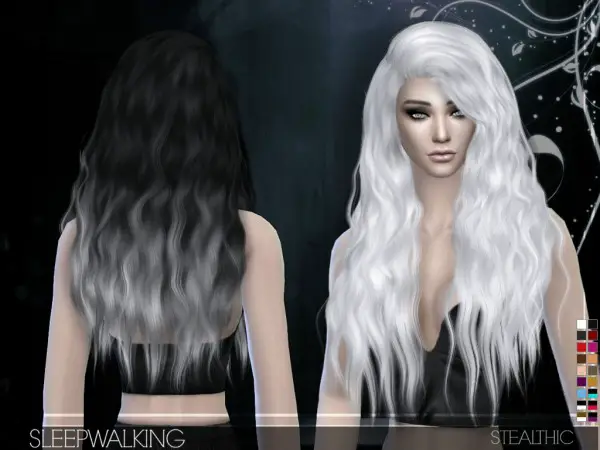 Stealthic: Sleepwalking hairstyle for Sims 4