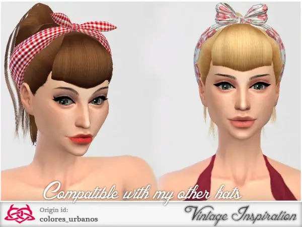 The Sims Resource: Ponytail bang by Colores Urbanos for Sims 4