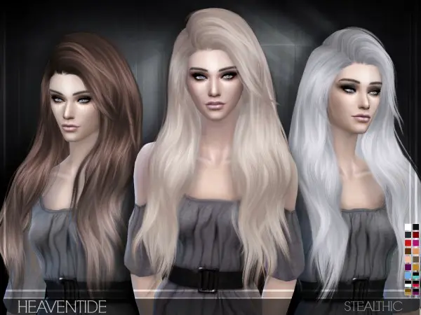 Stealthic: Heaventide hairstyle for Sims 4