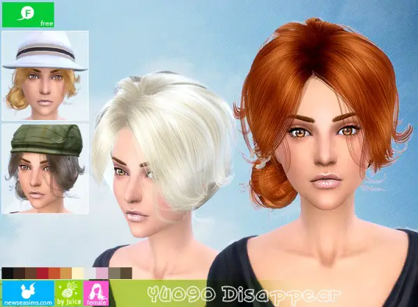 NewSea: YU090 Disappear hairstyle for Sims 4