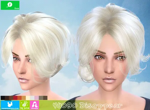NewSea: YU090 Disappear hairstyle for Sims 4