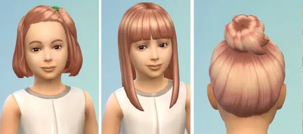 Mod The Sims: Strawberry Blonde Hairstyles recolor by kellyhb5 for Sims 4