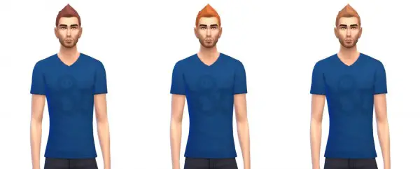 Busted Pixels: Faux Hauk hairstyle recolor for Sims 4