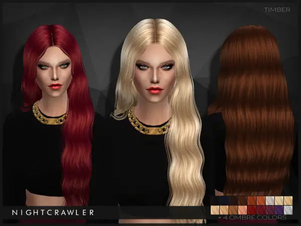 The Sims Resource: Timber hairstyle by Nightcrawler for Sims 4