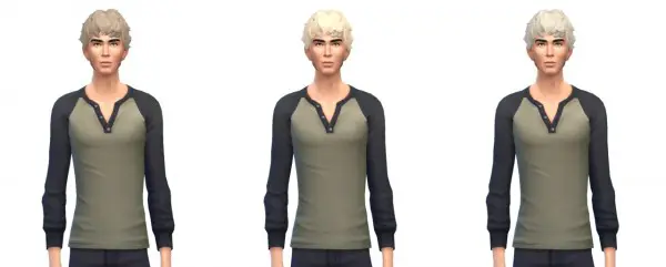 Busted Pixels: Medium curly hairstyle recolor for Sims 4