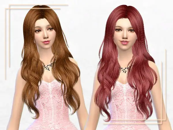 Sakura Phan: ELA hairstyle 31 retextured for Sims 4