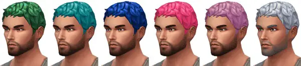 Simsontherope: Short And Curly haircut for Sims 4