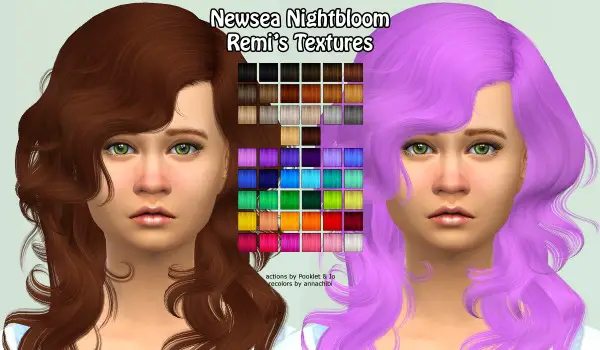 Annachibi`s Sims: Peggy`s 120, 0039 and Newsea`s NightbloomJ078 for Sims 4