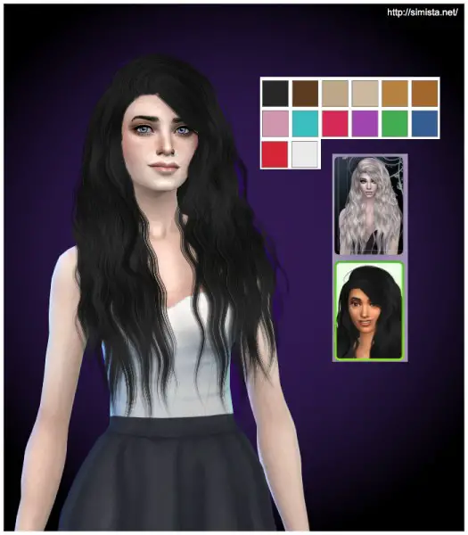 Simista: Stealthic Sleepwalking hairstyle Retextured for Sims 4