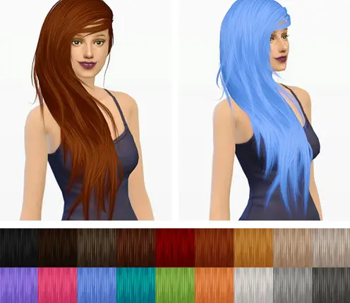 Ashley: Stealthic Vanity Maxis Match hairstyle retextured for Sims 4