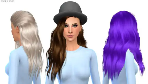    select a Website   : Stealthic Solace hairstyle retextured for Sims 4