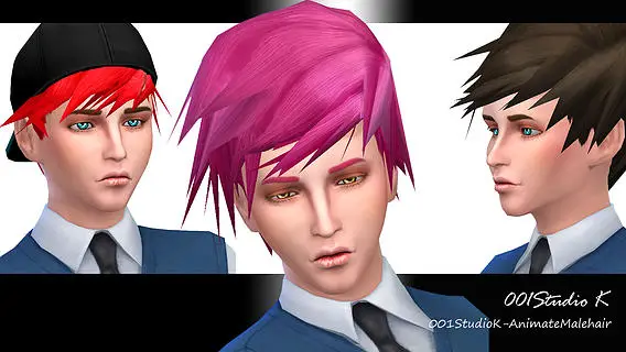Studio K Creation: Animate hairstyle for Sims 4