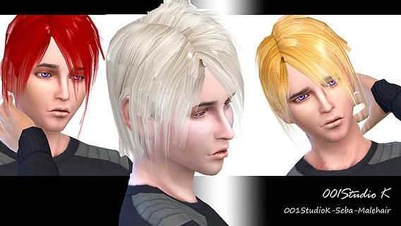 Studio K Creation: Seba hairstyle for Sims 4