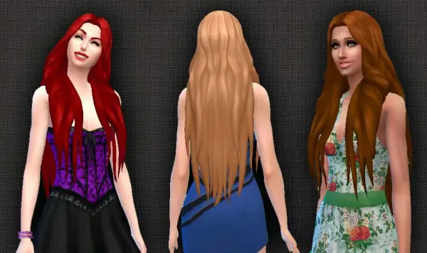 Mystufforigin: Mysterious Hair (version 2) for Sims 4