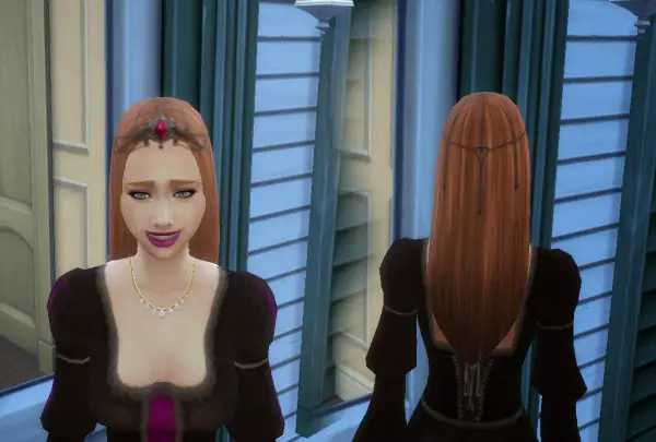 Mystufforigin: TS 2 vampire hair conversion for Sims 4