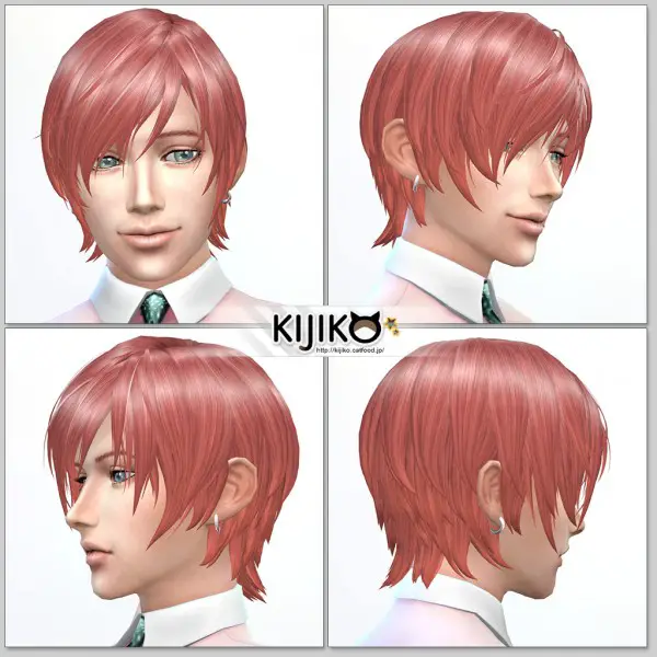 Kijiko Sims: Round Bob for him for Sims 4