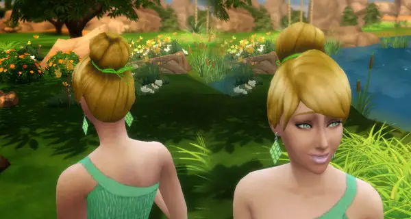 Mystufforigin: Tinkerbell hairstyle for Sims 4