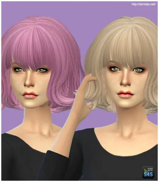    select a Website   : May Sims 01F hairstyle retextured for Sims 4