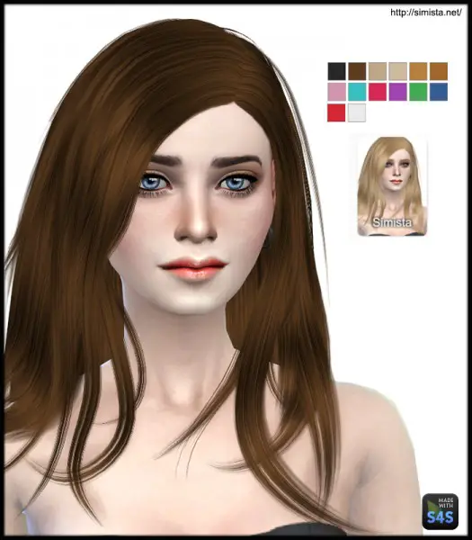 Simista: Stealthic Runaway hairstyle retextured for Sims 4