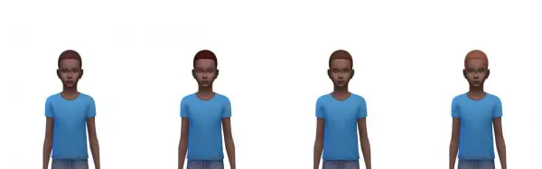 Busted Pixels: Short afro hairstyle for Sims 4